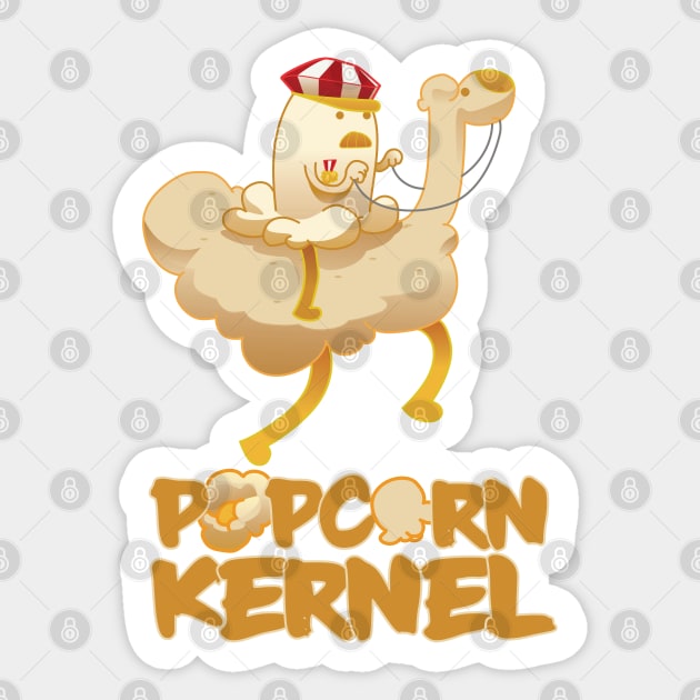 POPCORN KERNEL Sticker by JOVENISM